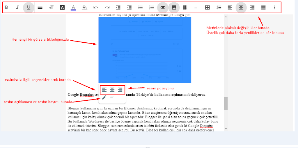 Blogger güncellemesi