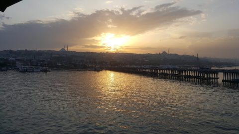 Haliç metrosu manzara