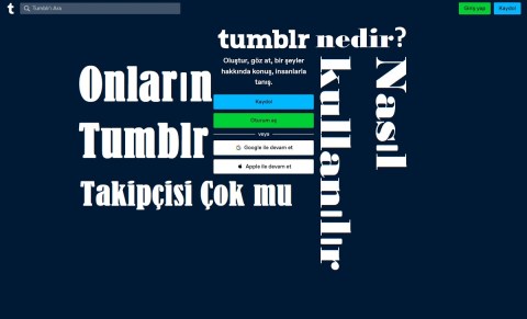 Tumblr nedir