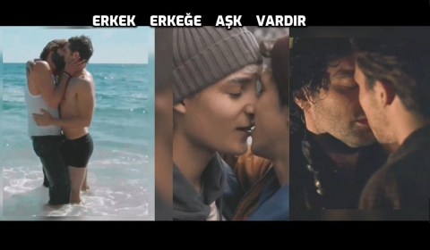 erkek erkeğe öpüşmek