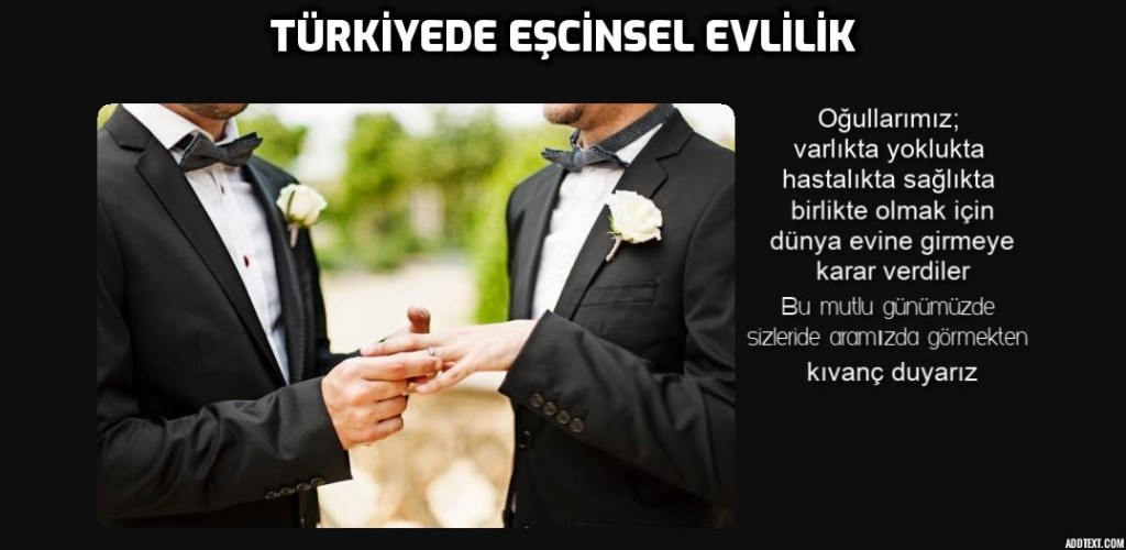 Türkiye'de Eşcinsel evlilik yasal mı