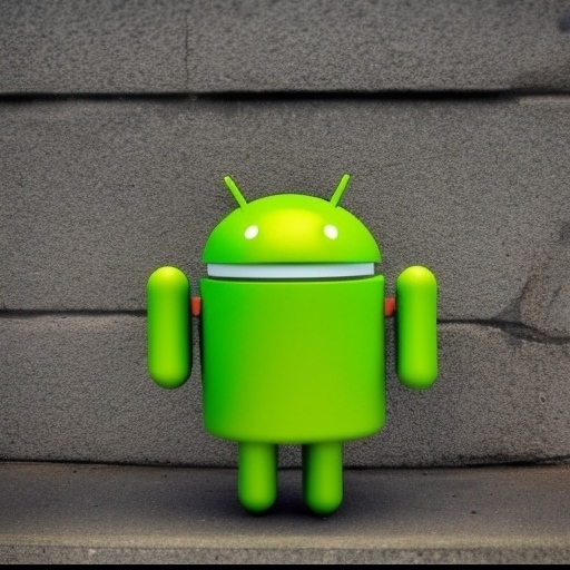 Android logo artificially generated