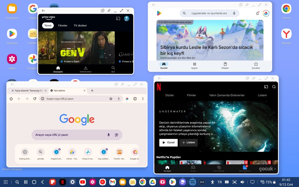 Samsung Tab S9 Ultra dex modu