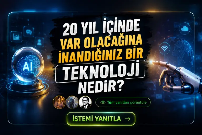 Gelecekte var olabilecek teknolojileri anlatan kapak görseli